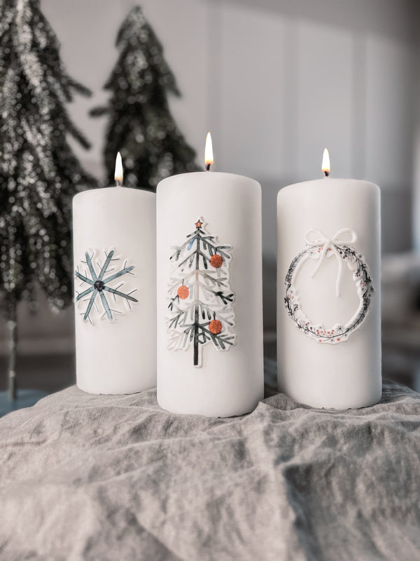 Weihnachtsbaum - Wachsdekor No.79