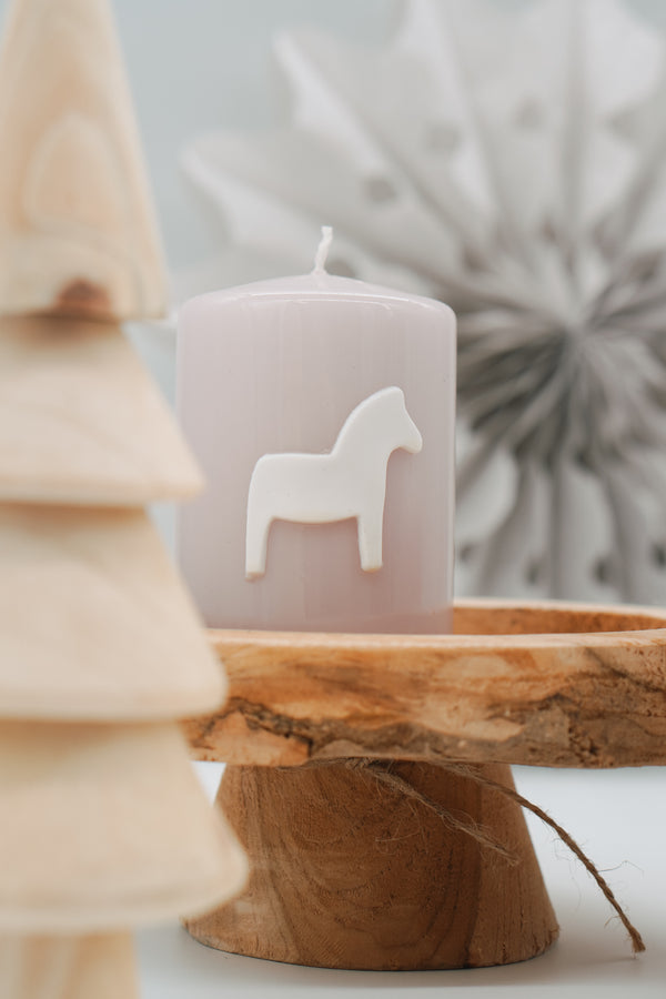 Weihnachtskerze Nordisches Pferd | Adventskerze