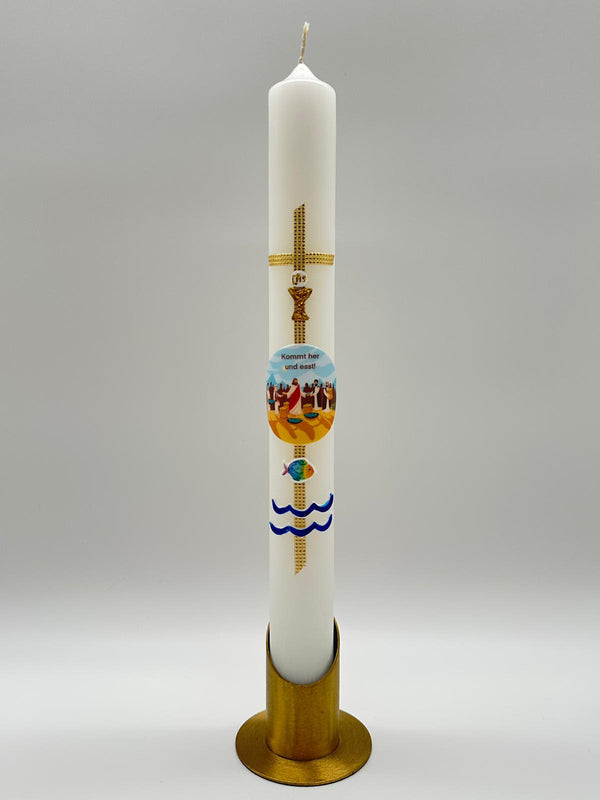 Bastelset Nr.300 "Kommt her und esst!"| Kommunionkerze selber machen