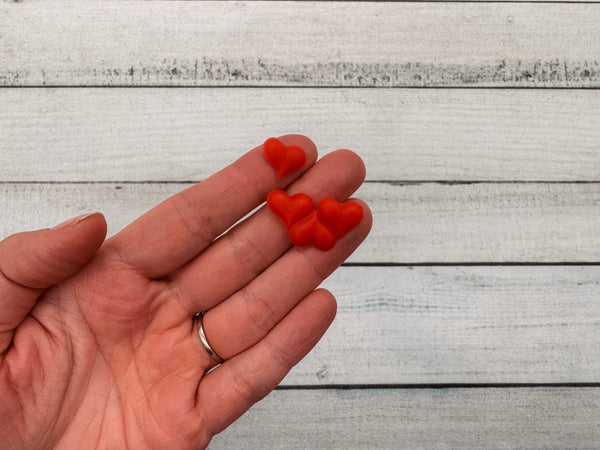 Herz rot | Wachsdekor No. 214 | Taufkerze selber machen | Kommunionkerze selber machen | Hochzeitskerze selber machen