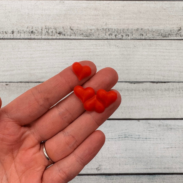 Herz rot | Wachsdekor No. 214 | Taufkerze selber machen | Kommunionkerze selber machen | Hochzeitskerze selber machen