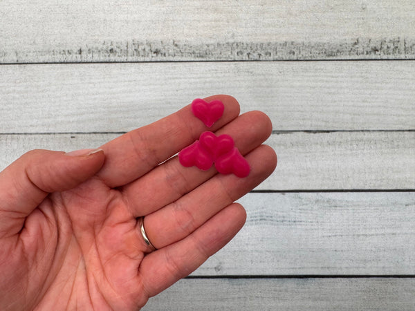 Herz pink | Wachsdekor No. 210 | Taufkerze selber machen | Kommunionkerze selber machen | Hochzeitskerze selber machen