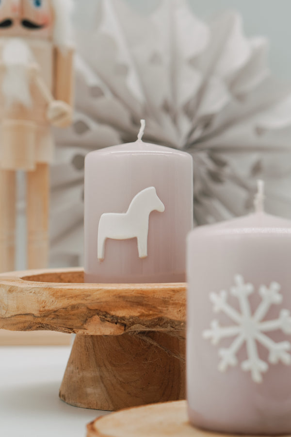 Weihnachtskerze Nordisches Pferd | Adventskerze