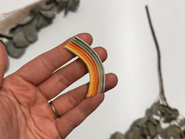 Regenbogen mit Gold - Wachsdekor No.125