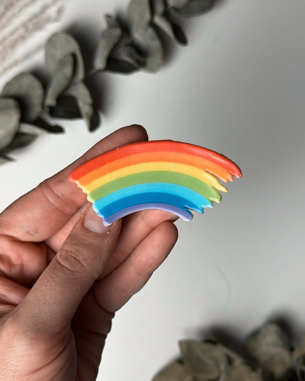 Regenbogen | Wachsdekor No. 114 | Taufkerze selber machen | Kommunionkerze selber machen | Hochzeitskerze selber machen