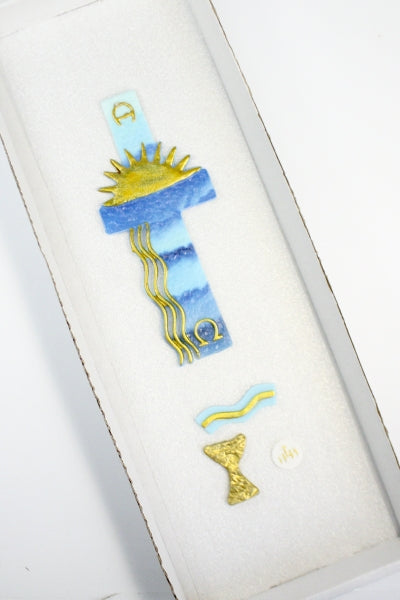 Bastelset Nr. 155 | Kommunionkerze selber machen