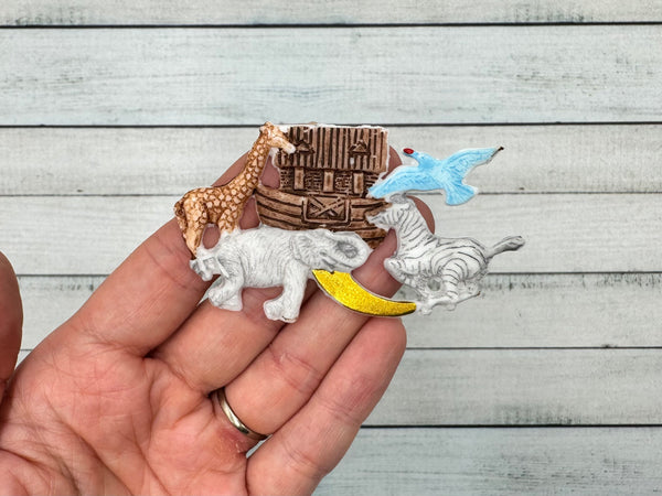 Arche Noah | Wachsdekor No.137 | Taufkerze selber machen | Kommunionkerze selber machen