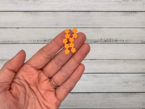 Blumen dottergelb | Wachsdekor No. 203 | Taufkerze selber machen | Kommunionkerze selber machen | Hochzeitskerze selber machen