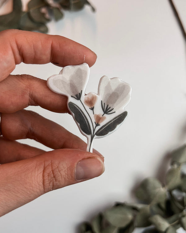 Blume - Wachsdekor No.75