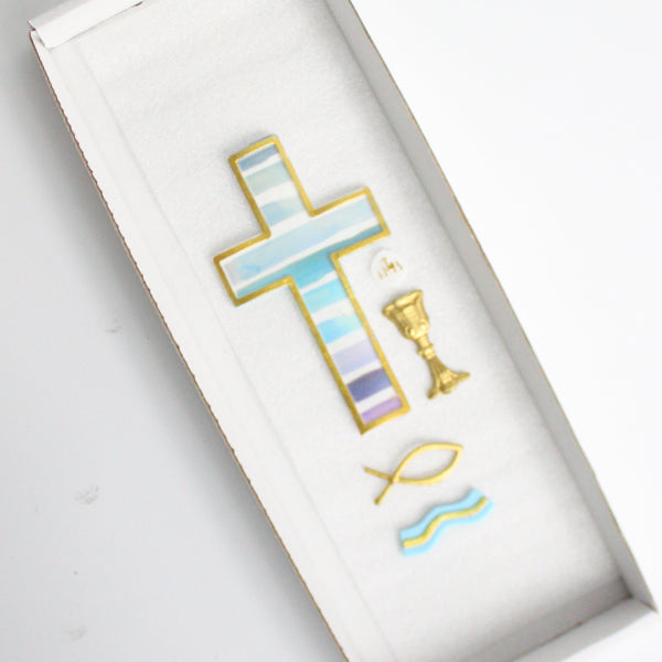 Bastelset Nr. 162 | Kommunionkerze selber machen