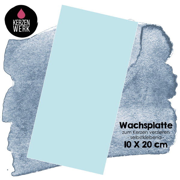Wachsplatte Smalte 20 x 10 cm