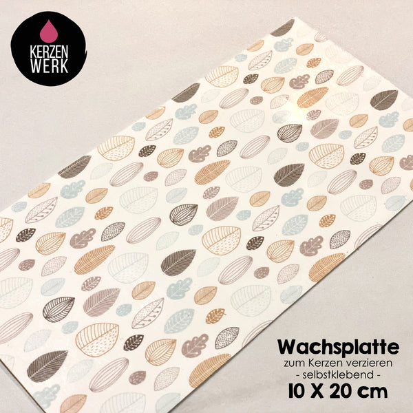 Wachsplatte No.25 Pastellblau 20 x 10cm Kerze selber machen
