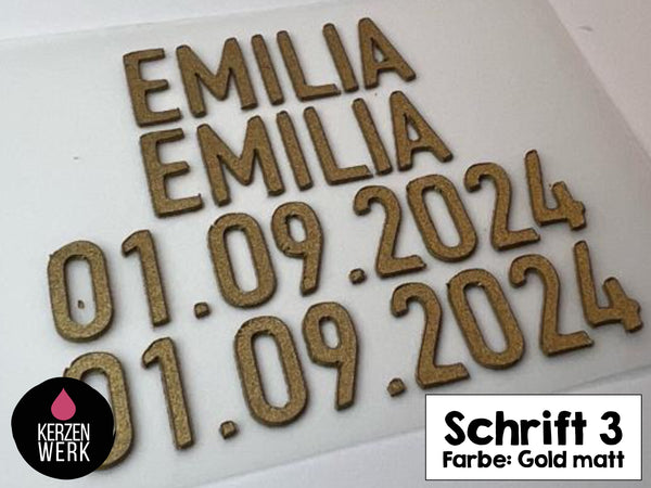 Bastelset Nr. 166 | Kommunionkerze selber machen