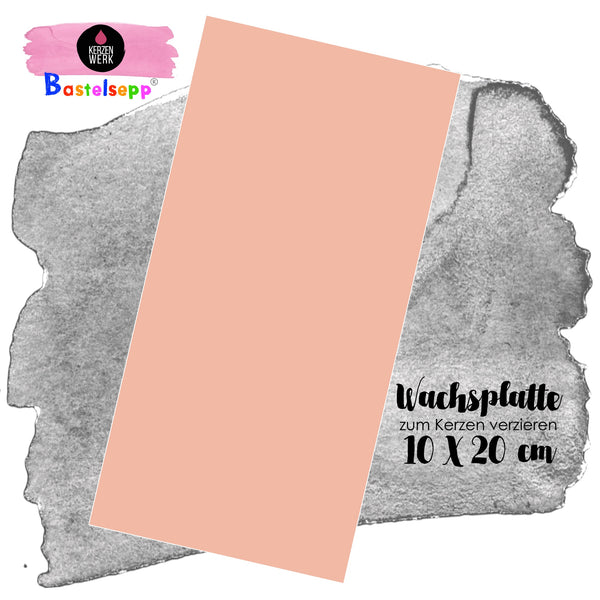 Wachsplatte Haut 20 x 10 cm