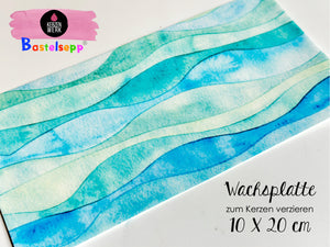 Wachsplatten mit Muster