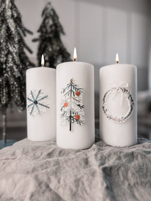 Weihnachtsbaum - Wachsdekor No.79