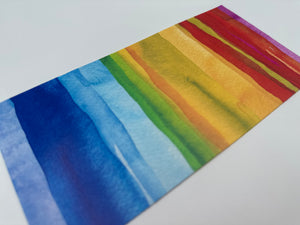 Wachsplatte No.12 Bunt Streifen 20 x 10 cm - Kerze selbst verzieren - Kerze selber machen