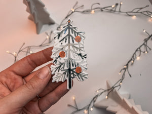 Weihnachtsbaum - Wachsdekor No.79