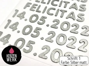 Bastelset Nr. 133 | Kommunionkerze selber machen