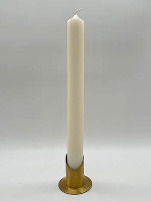 Kerze Kerzenrohling Kommunion Kommunionkerze helles Elfenbein 400/40 40/4