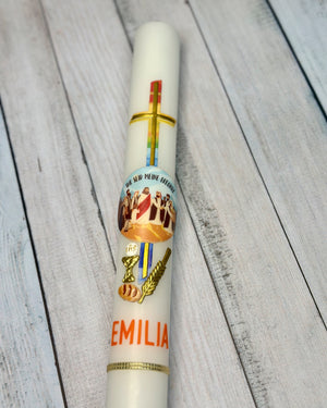 Bastelset Nr.350 "Ihr seid meine Freunde"| Bonifatius | Kommunionkerze selber machen