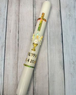 Bastelset Nr.351 "Ihr seid meine Freunde"| Bonifatius | Kommunionkerze selber machen