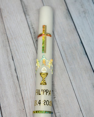 Bastelset Nr.351 "Ihr seid meine Freunde"| Bonifatius | Kommunionkerze selber machen