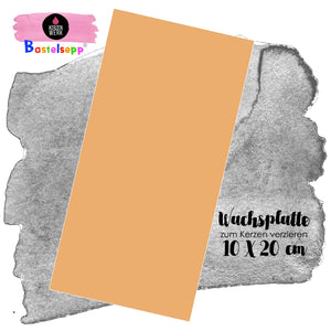 Wachsplatte Kamel 20 x 10 cm