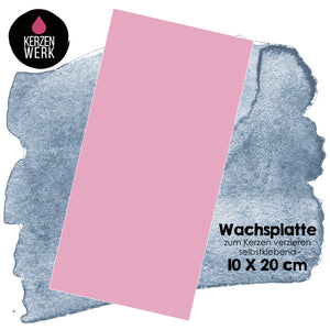 Wachsplatte Magnolie 20 x 10 cm